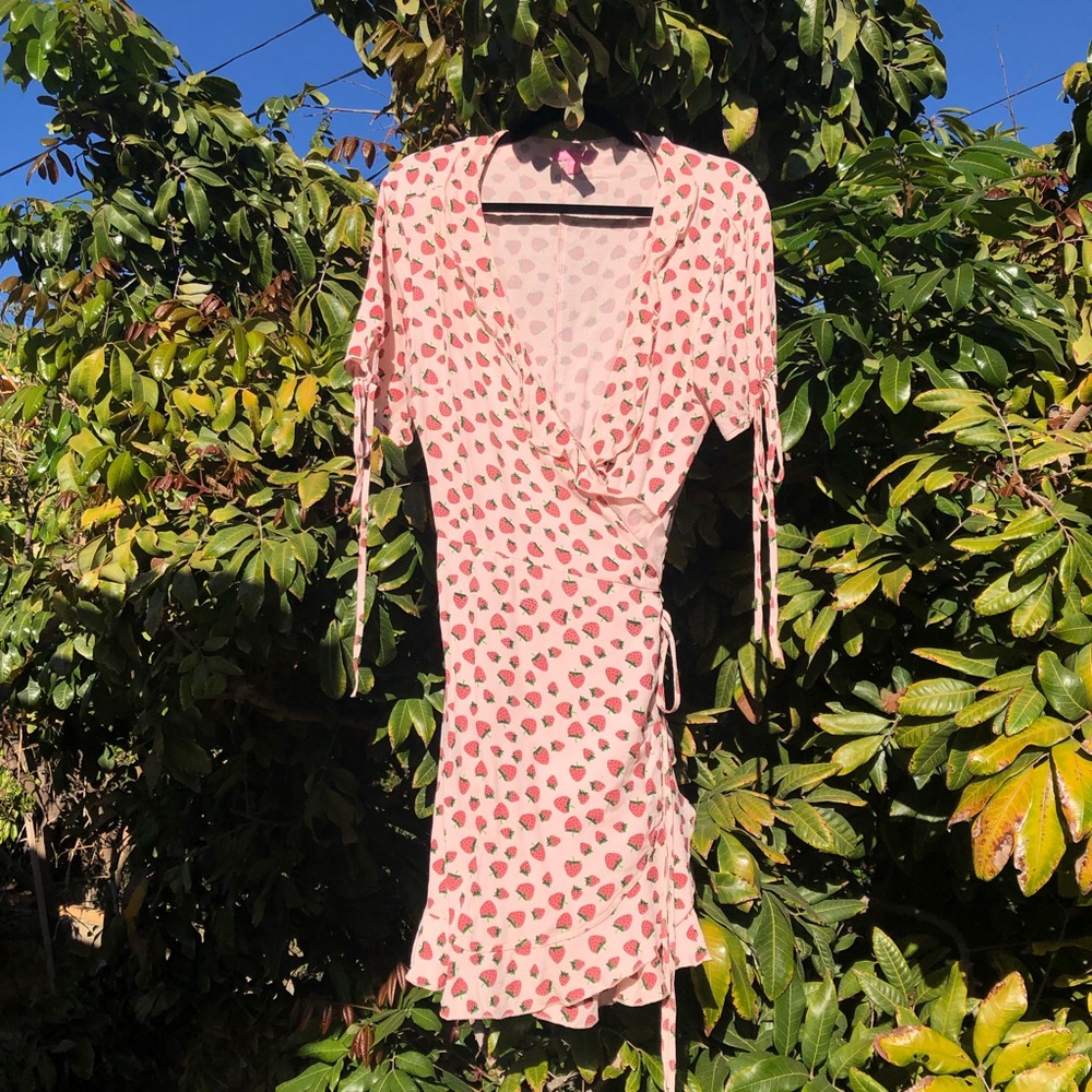 Sugar Thrillz Pink Heart Mini Dress